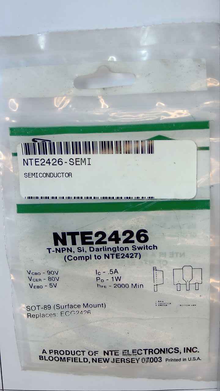 NTE2426 Darlington Switch, T-PNP, Si NTE