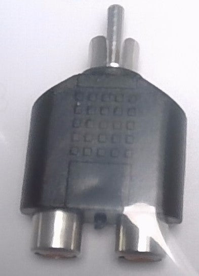 RCA Y Splitter Cable - Audio Video Adapter 1 Male to 2 Female 1 Pack TekShack