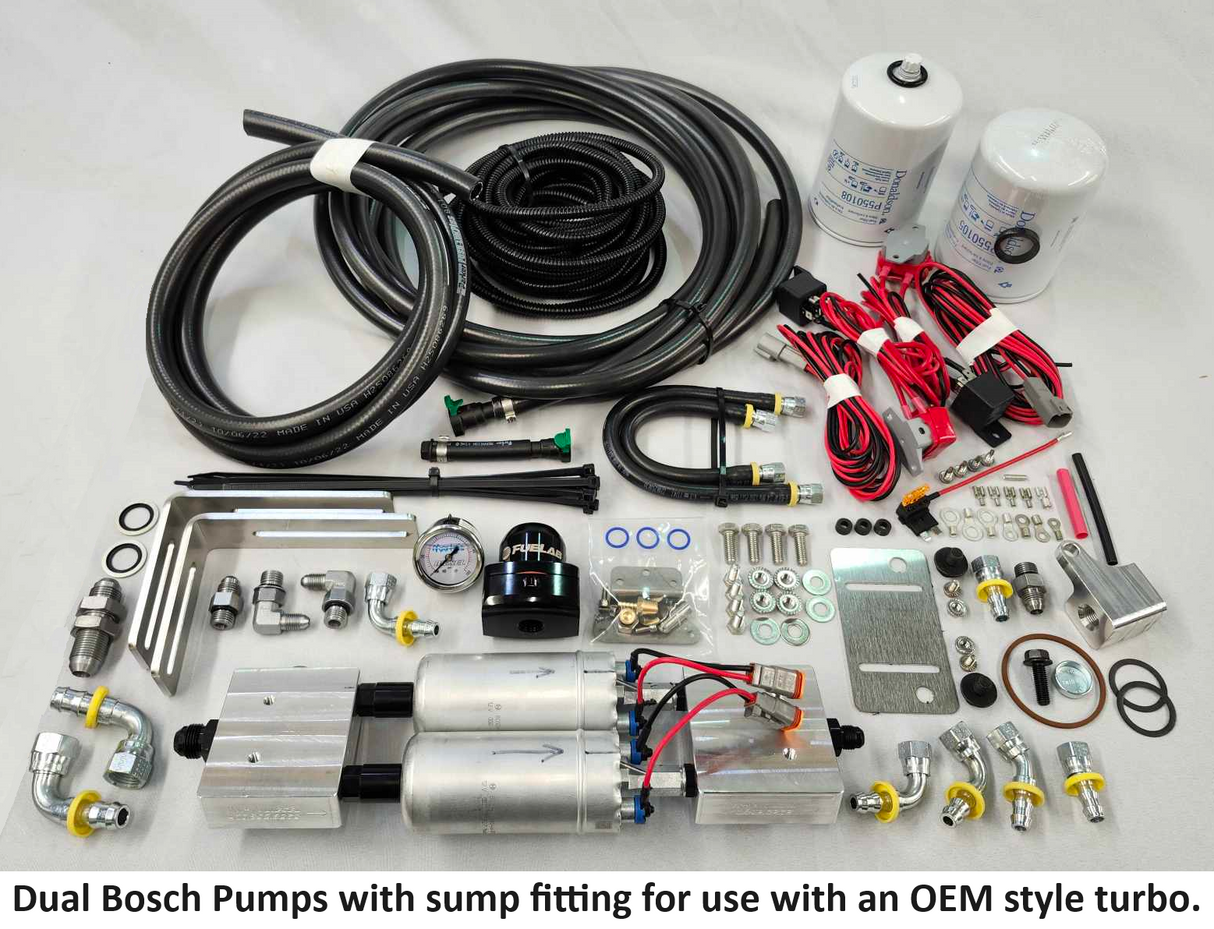Martys Diesel OBS E-Fuel Dual Bosch, 1994-1997 Ford F-Series 7.3L Powerstroke Marty's Diesel
