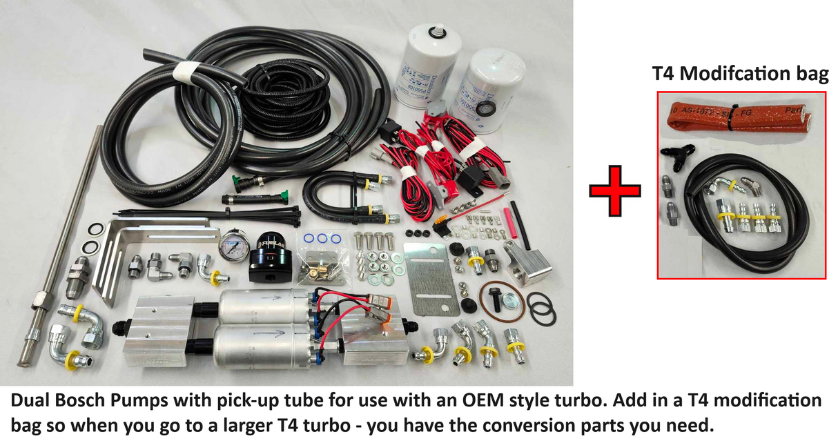 Martys Diesel OBS E-Fuel Dual Bosch, 1994-1997 Ford F-Series 7.3L Powerstroke Marty's Diesel