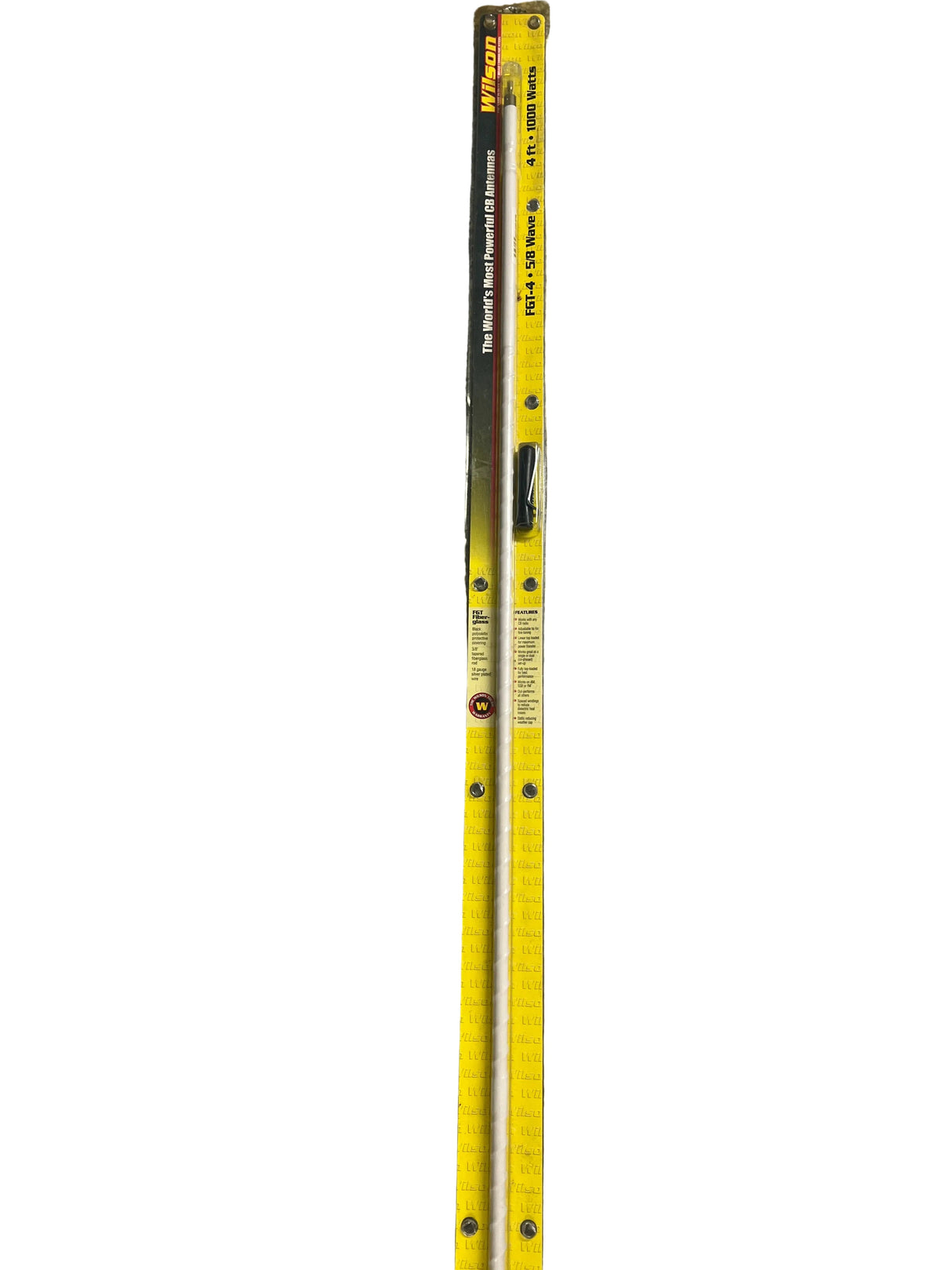 Wilson FGT-4 5/8 Wave 1000 Watt Fiberglass Mobile Antenna TekShack