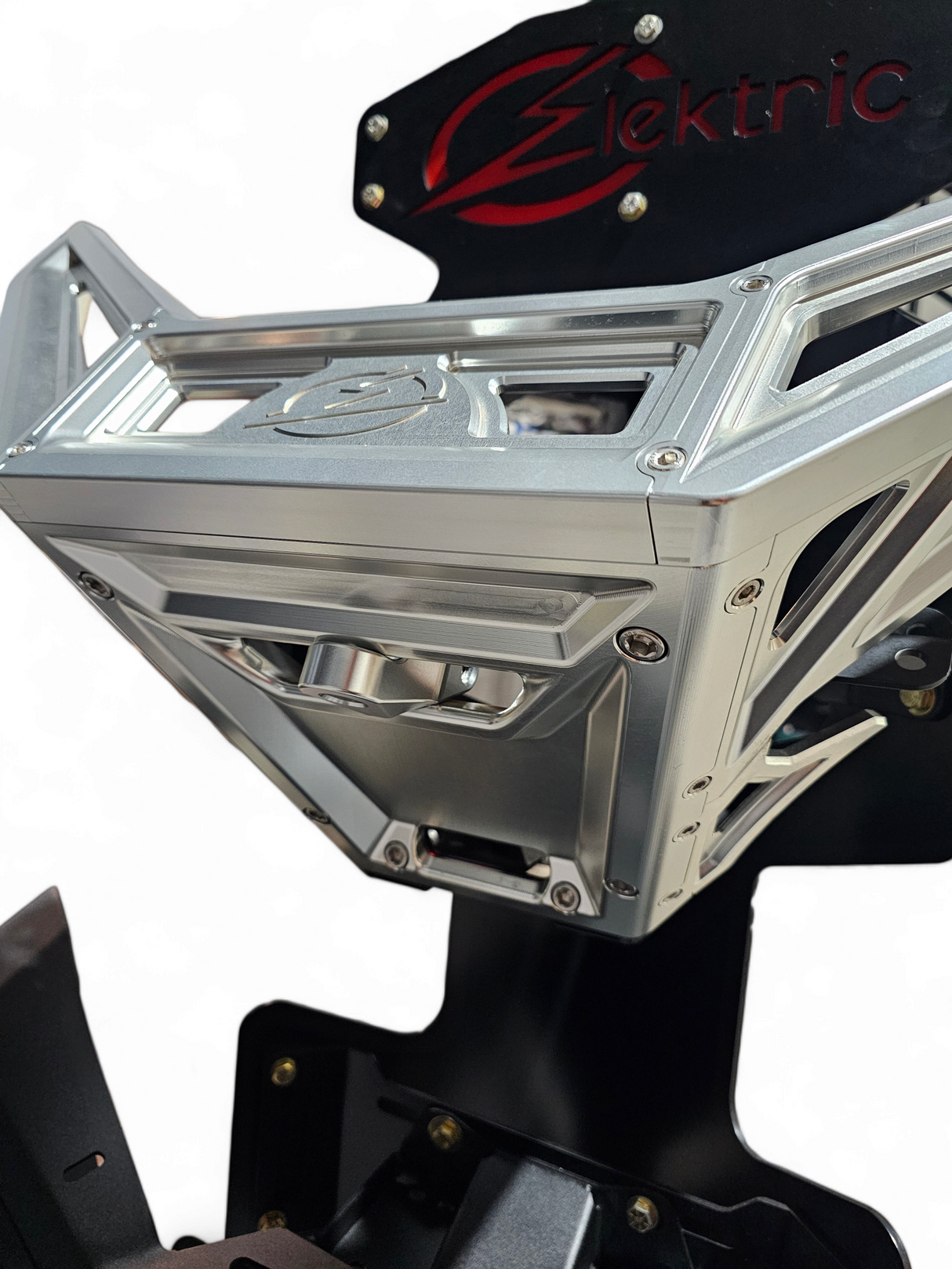 Winch Hook For EOD Billet and Amp Series Bumpers Anodized Clear Machine Finish www.elektricoffroad.com