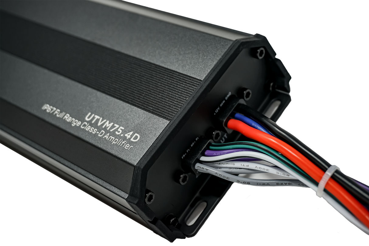 M-Series 600W 4-Channel Amplifier | UTVM-75.4D KAWASAKI UTV Stereo