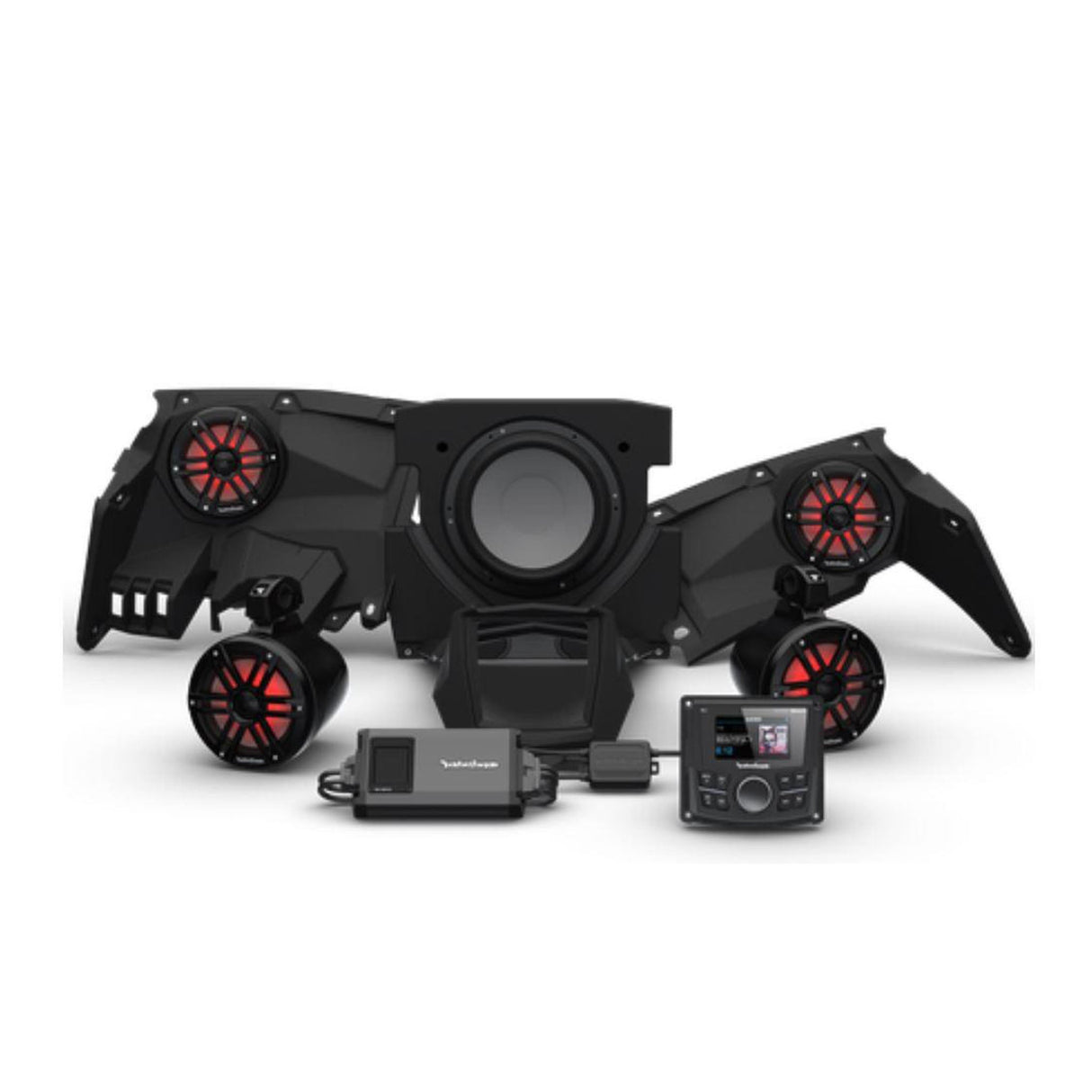 Maverick X3 Rockford Fosgate Audio Kit Color Optix Gen 3 (Stage 4)