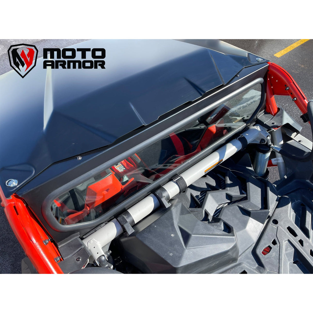 2017-2026 Can-am X3 Rear Glass Windshield
