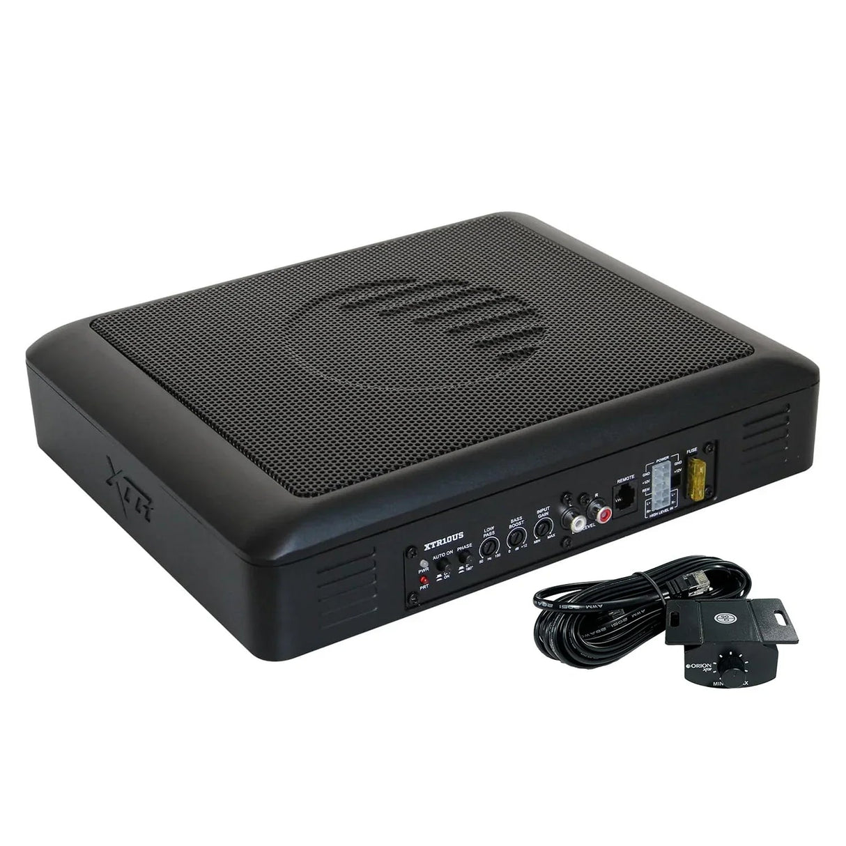 Orion XTR10US – 10" Slim Underseat Subwoofer with Built-In Amplifier Orion