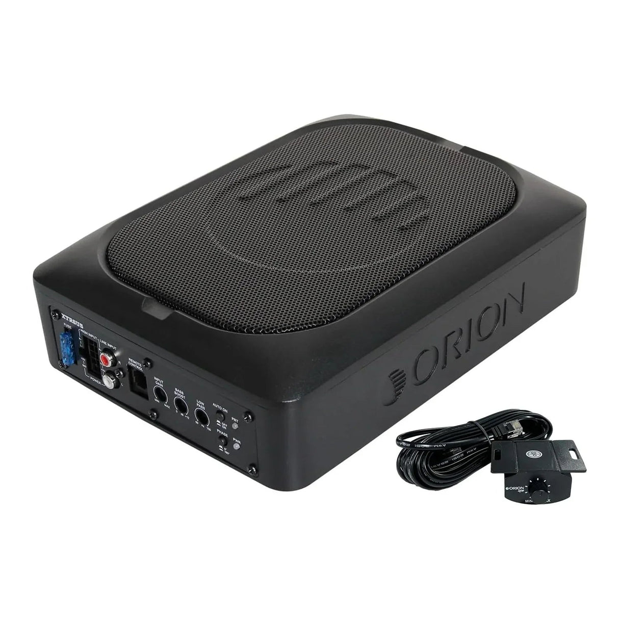 Orion XTR6US – 6”x8" Slim Underseat Subwoofer with Built-In Amplifier Orion