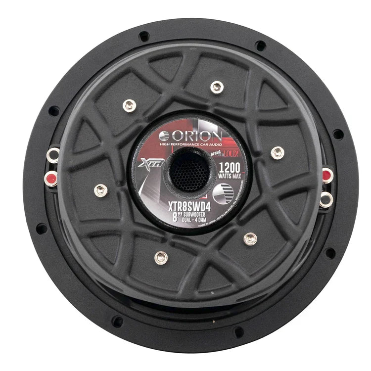 Orion XTR8SWD4 8" 300W RMS Shallow Subwoofer DVC 4-Ohm Orion