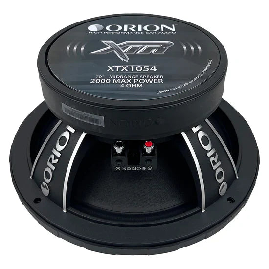 Orion XTX1054 10" 500W RMS Bullet Midrange Speaker 4-Ohm (Single) Orion