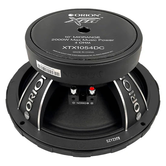 Orion XTX1054DC 10" 500W RMS Dust Cap Midrange Speakers (Single) Orion