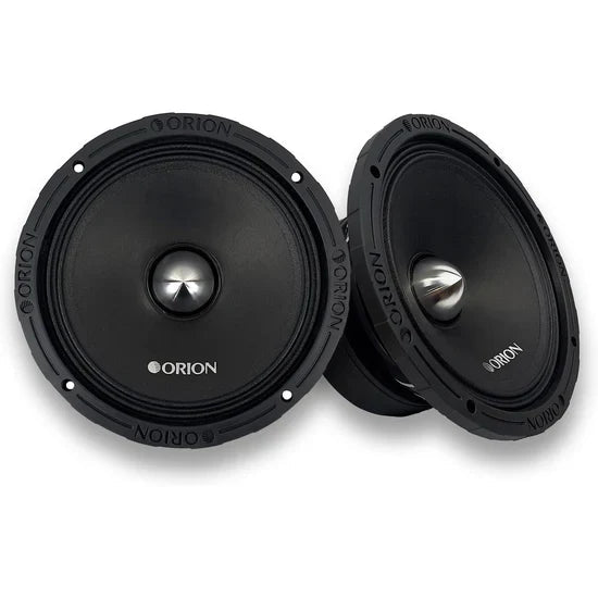 Orion XTX854 8" 400W RMS Bullet Midrange Speakers 4-Ohm (Pair) Orion