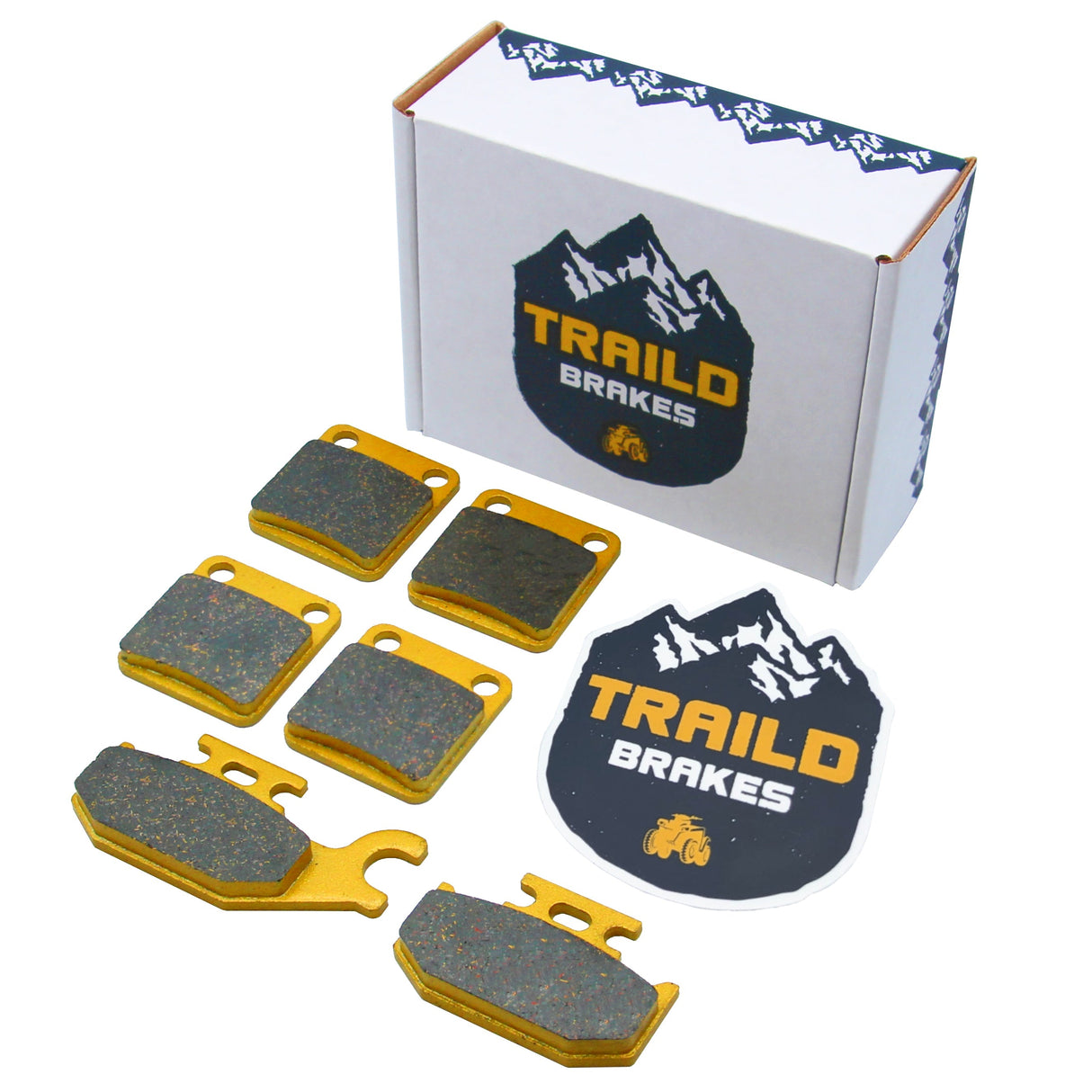 Yamaha YFM Wolverine 450 2006-2010 Ceramic Brake Pad Set Traild