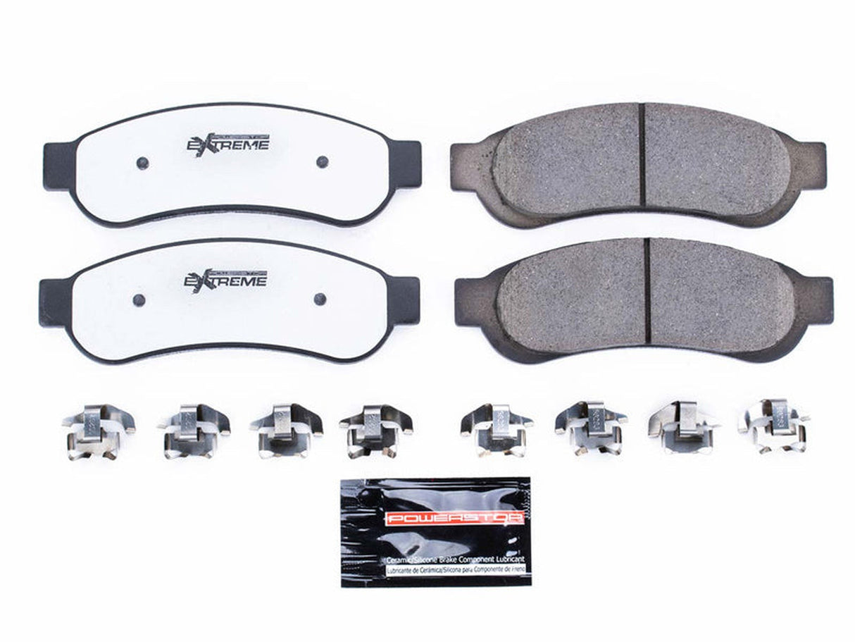 Powerstop Z36 Extreme Rear Brake Pads, 2010-2012 Ford Powerstroke Powerstop Brakes