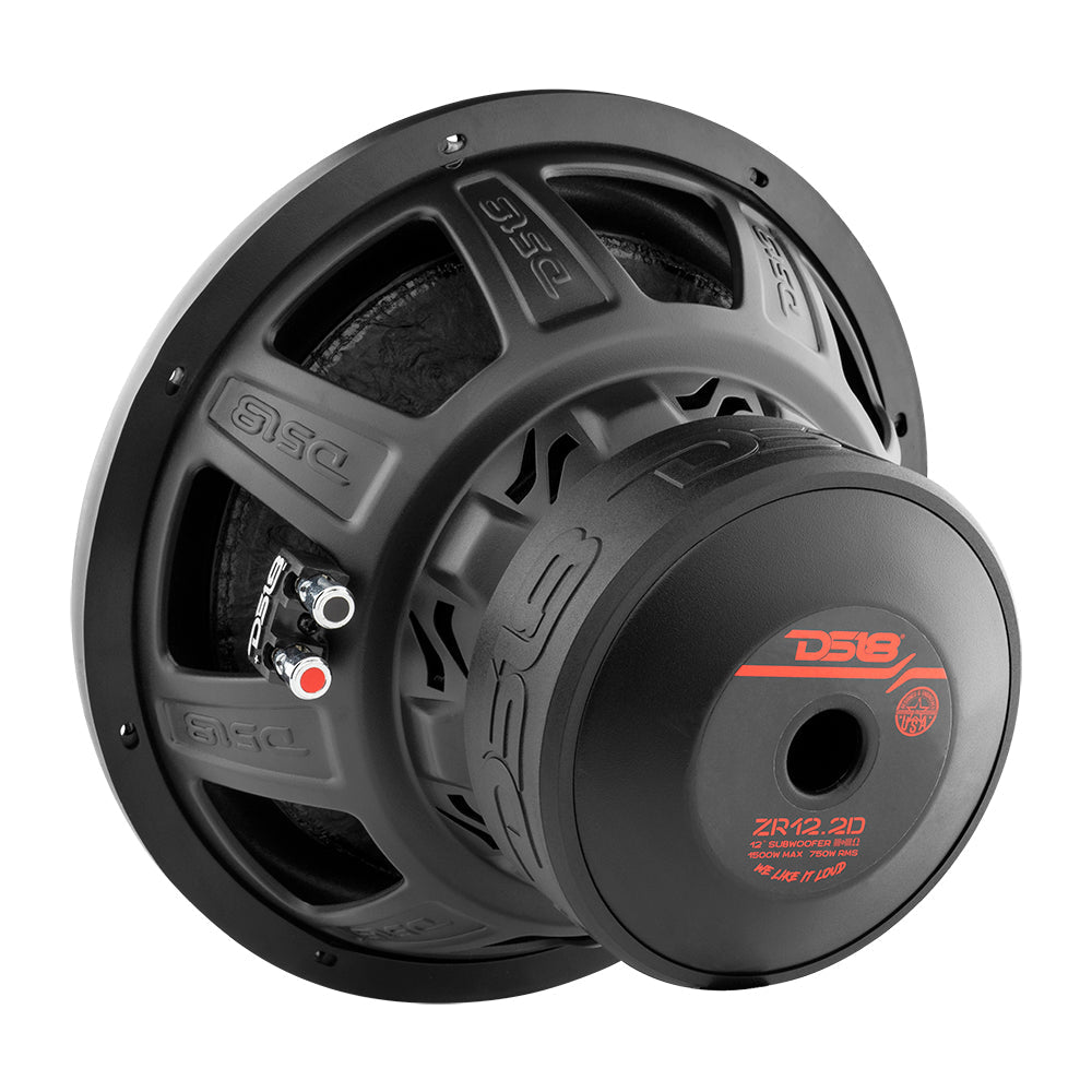 ZR 12" Subwoofer 750 Watts Rms DVC 2-Ohm