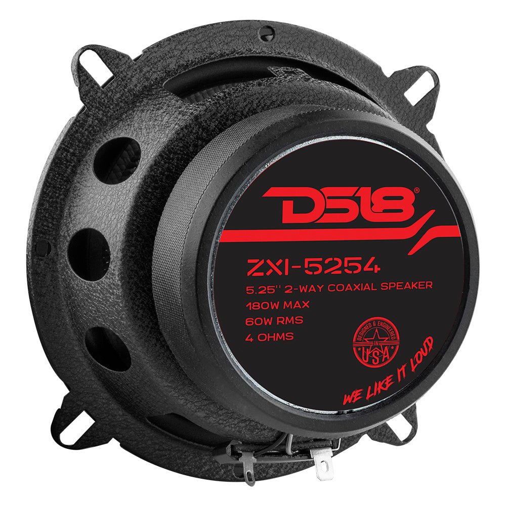 ZXI 5.25" 2-Way Coaxial Speakers with Kevlar Cone | 60 Watts RMS 4-Ohm