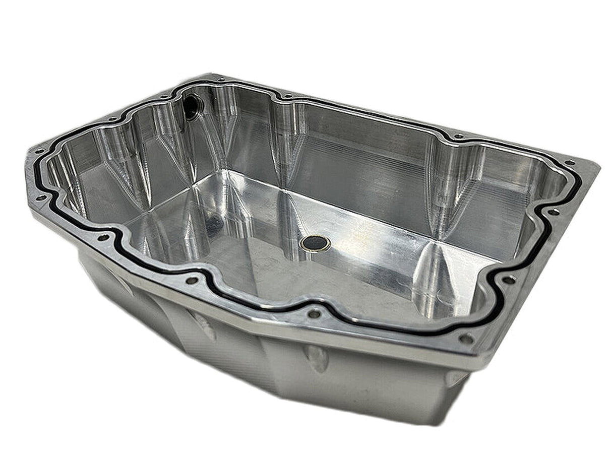 ZZ Diesel Billet Aluminum Engine Oil Pan with Twin/Compound Turbo Drain Port, 2011-2024 Ford 6.7L Powerstroke ZZ Diesel