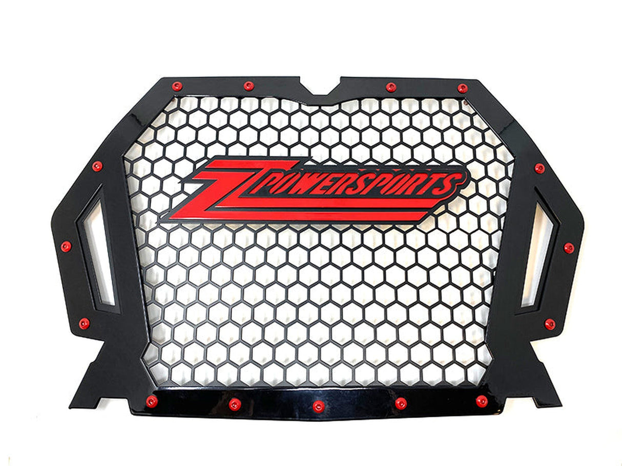 ZZ Powersports Logo Grille, 2017-2020 Polaris RZR XP 1000 / XP Turbo, 2018-2020 Turbo S ZZ Powersports