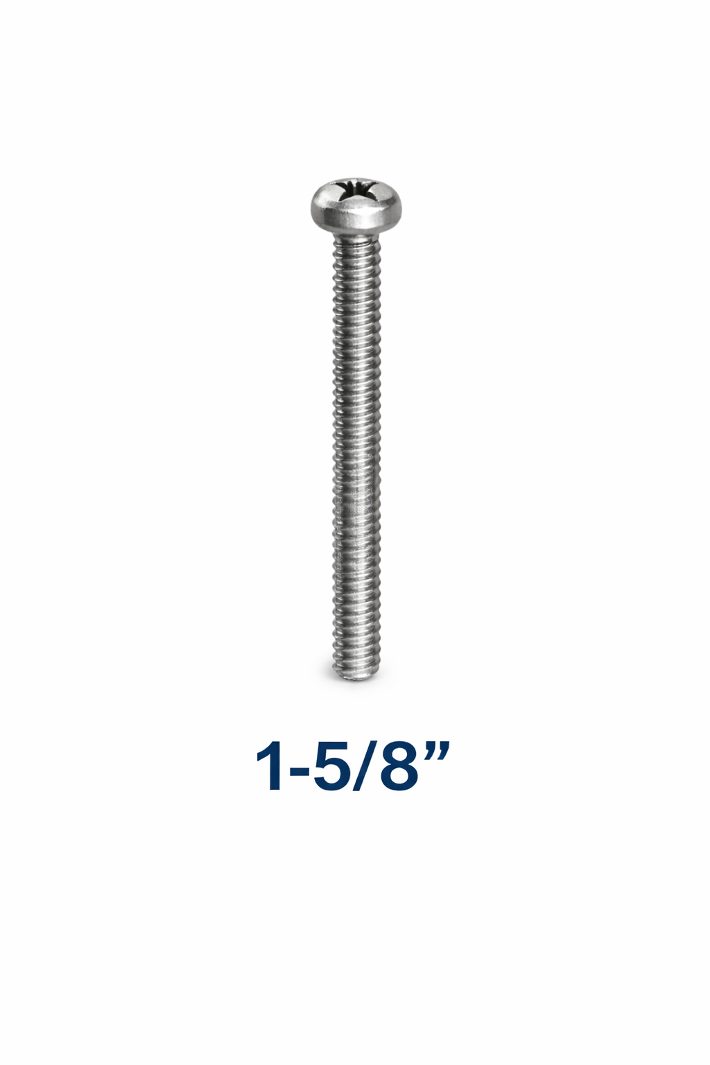 #6-32#8-32 Phillips Pan Head Machine Screws, 304 Stainless Steel – Electrical Wall Plate & Switch Mounting Screws TekShack