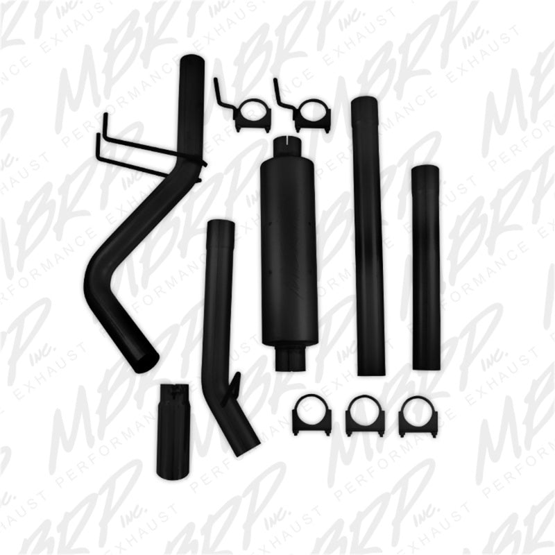 MBRP 09-14 Dodge Ram 1500 5,7 L Cat-Back simple face AL - Noir