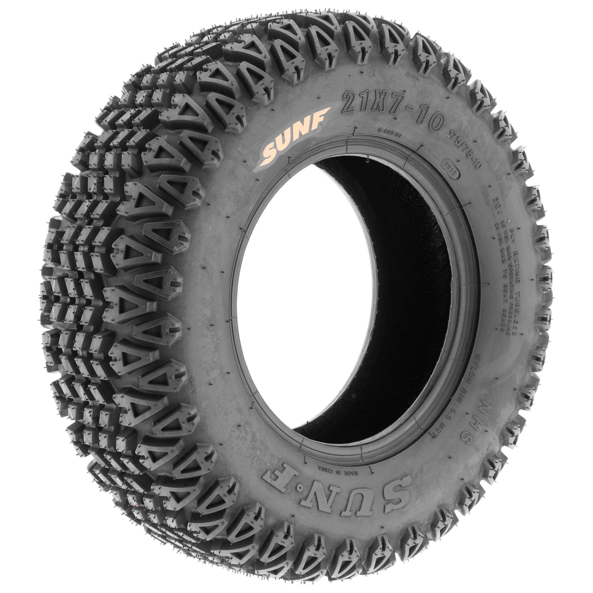 SunF ATV TIRE/UTV TIRE All Terrain Golf Cart Tire 4 PR Tubeless G003 (set of 2) SUNF