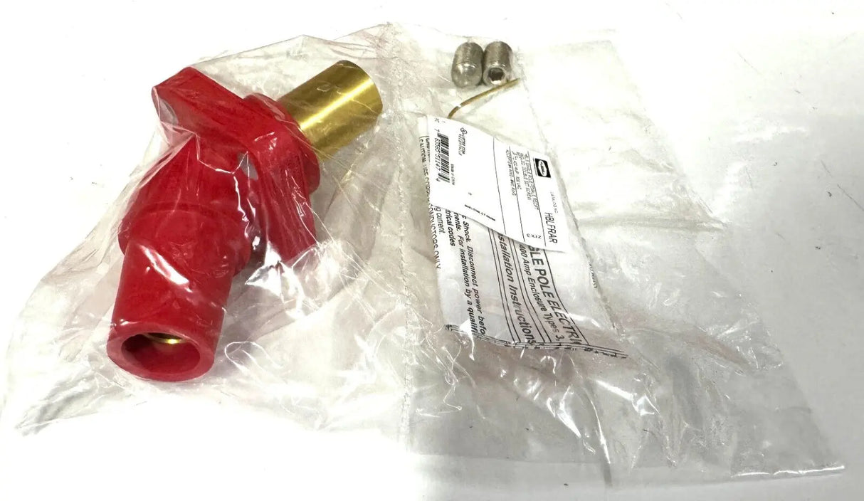 400 AMP HUBBELL SERIES 16 CAMLOCK DEVICE PANEL ANGLE RECEPT FEMALE 600V HBLFRAR Hubbell