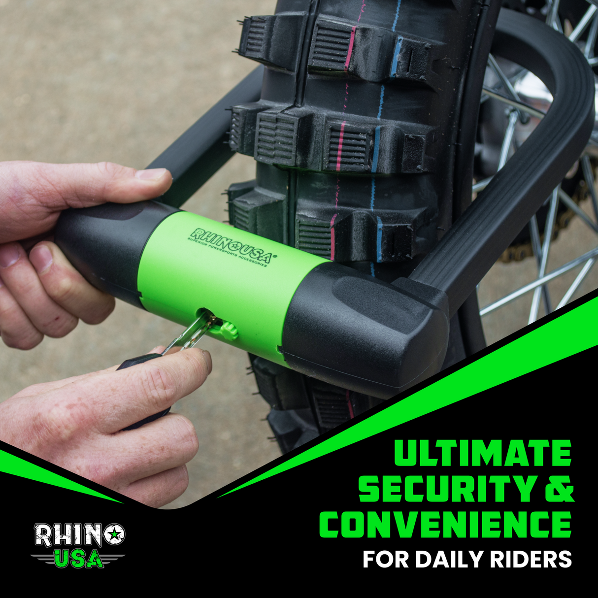 Heavy-Duty Bike Lock Set