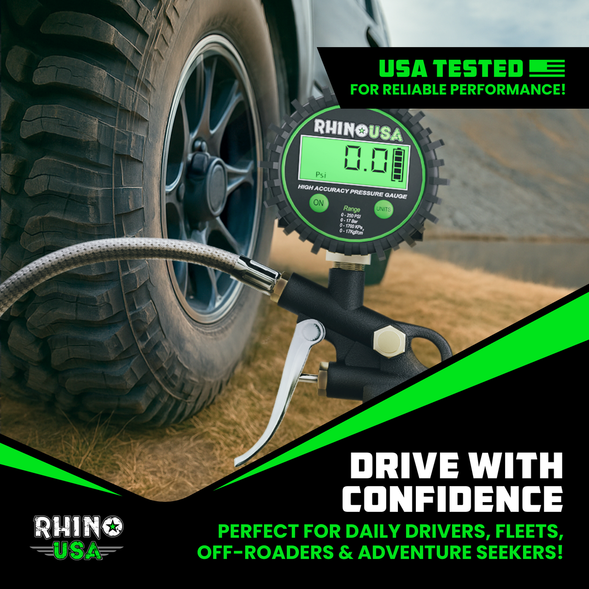 250 PSI Digital Inflator Gauge