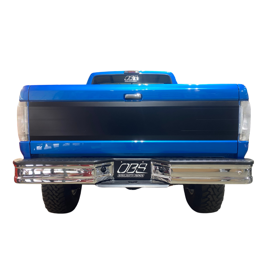 OBS Solutions Tailgate Panel with 3 Machined lines - 1987-1997 Ford F-Series OBS Solutions LLC