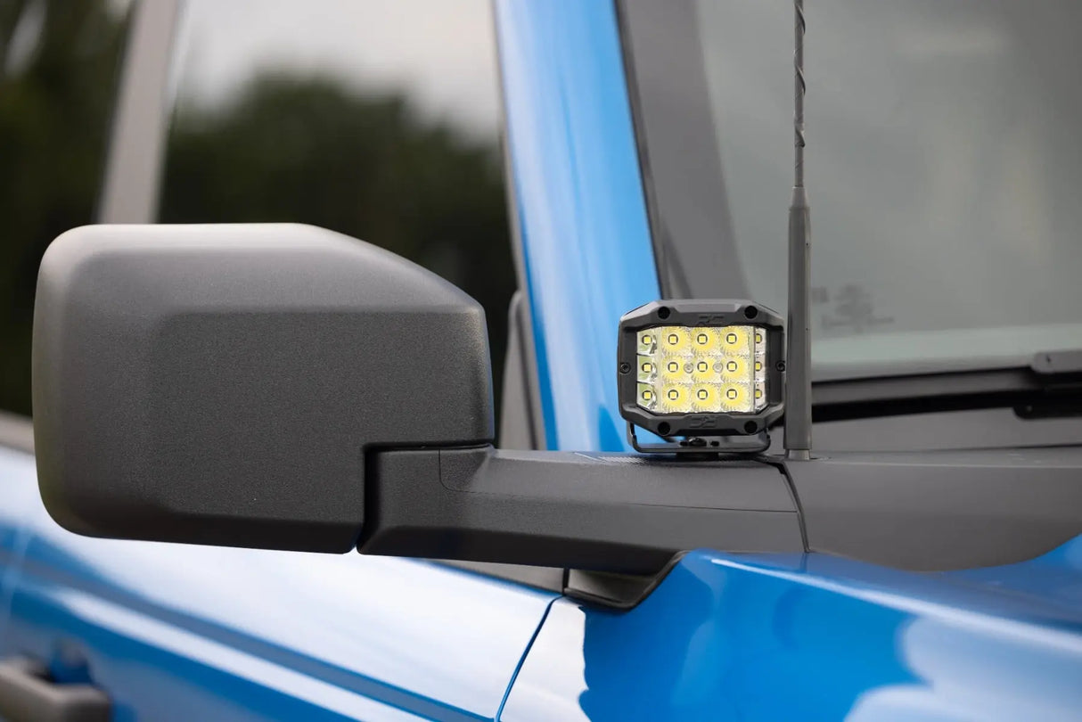 Rough Country LED Ditch Light Kit Ford Bronco 4WD 2021-2026 71046