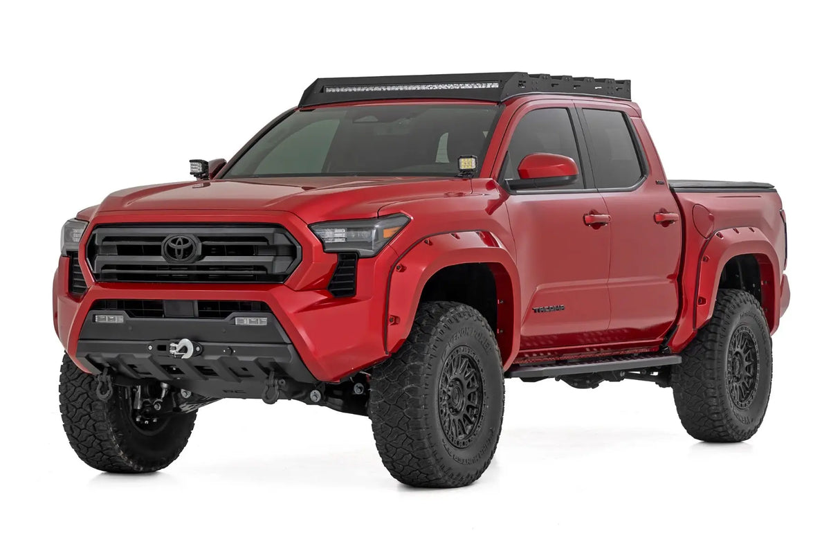 Rough Country RPT2 Running Boards Side Steps Double Cab Toyota Tacoma 2WD 4WD 2024-2026 44011