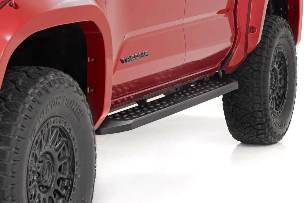 Rough Country RPT2 Running Boards Side Steps Double Cab Toyota Tacoma 2WD 4WD 2024-2026 44011