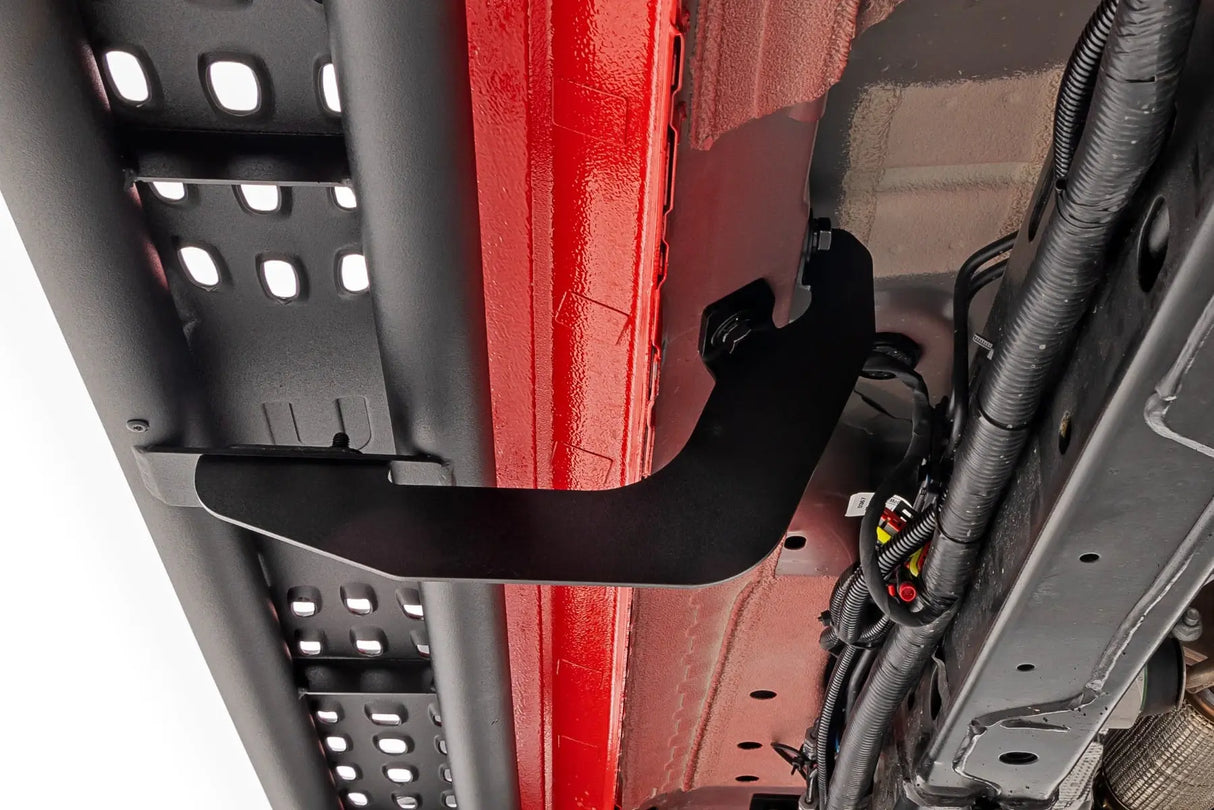 Rough Country OV2 Running Boards Side Step Bars 4-Door Ford Bronco 4WD 2021-2026 14007