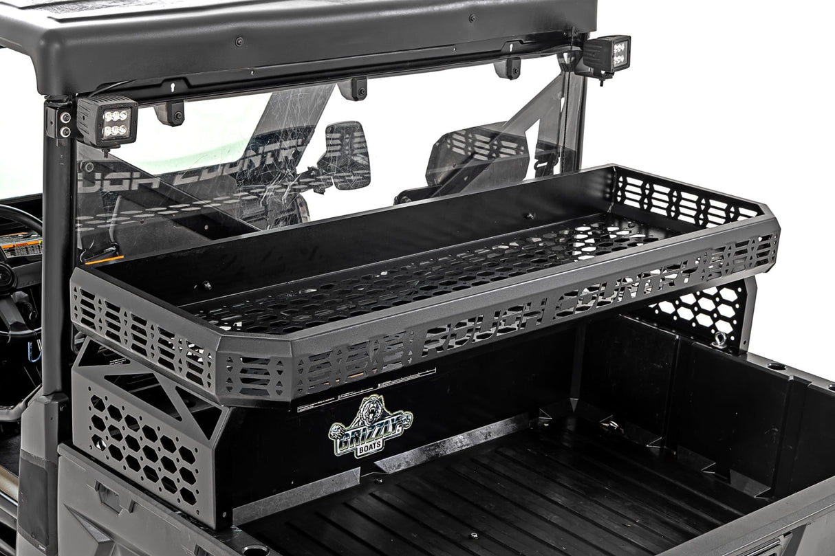 Rough Country Over Bed Cargo Rack for Can-Am Defender Polaris Ranger