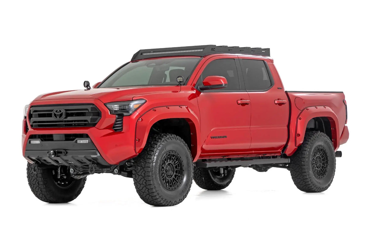 Rough Country BA2 Running Boards Side Step Bars Double Cab Toyota Tacoma 2024-2026 41013A