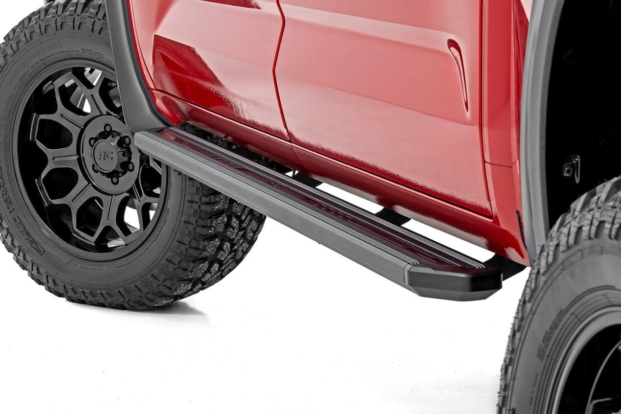 Rough Country Multi-Color LED Running Boards for 2022-2026 Toyota Tundra CrewMax