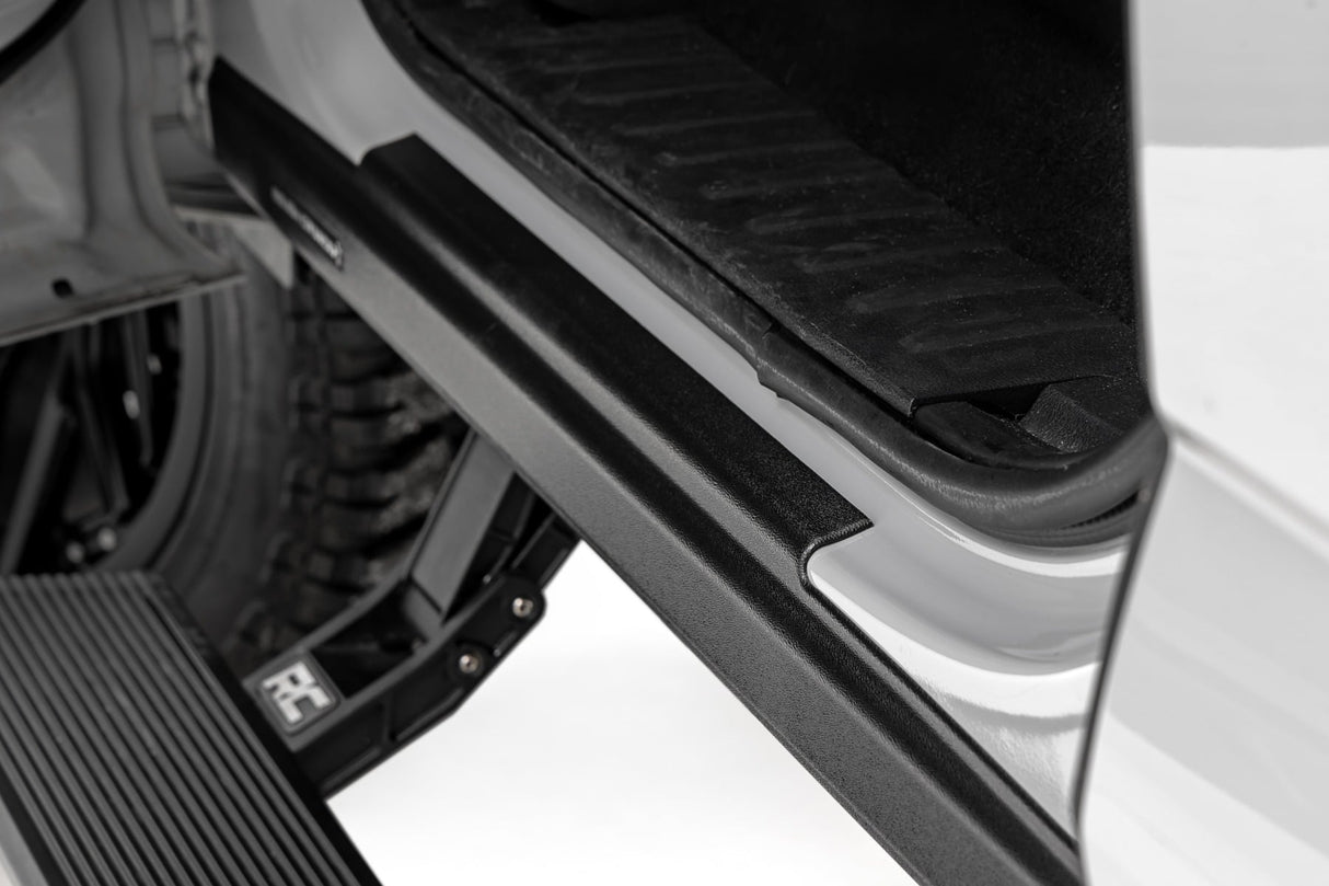 Rough Country Trail Cladding Rocker Sill Plates for Ford F-150 2021-2026