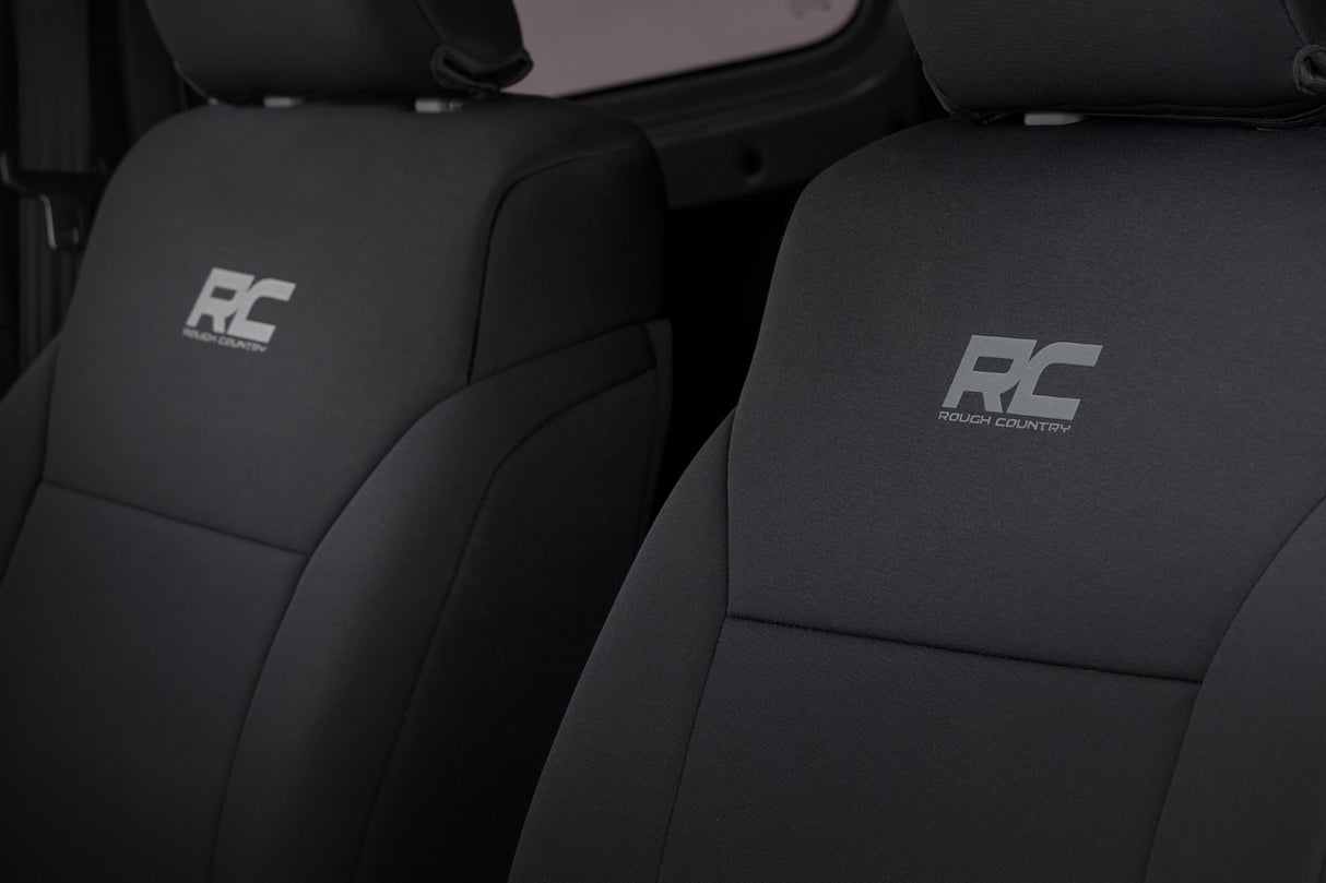 Rough Country Neoprene Seat Covers for Suzuki Jimny 2-Door 2018-2025