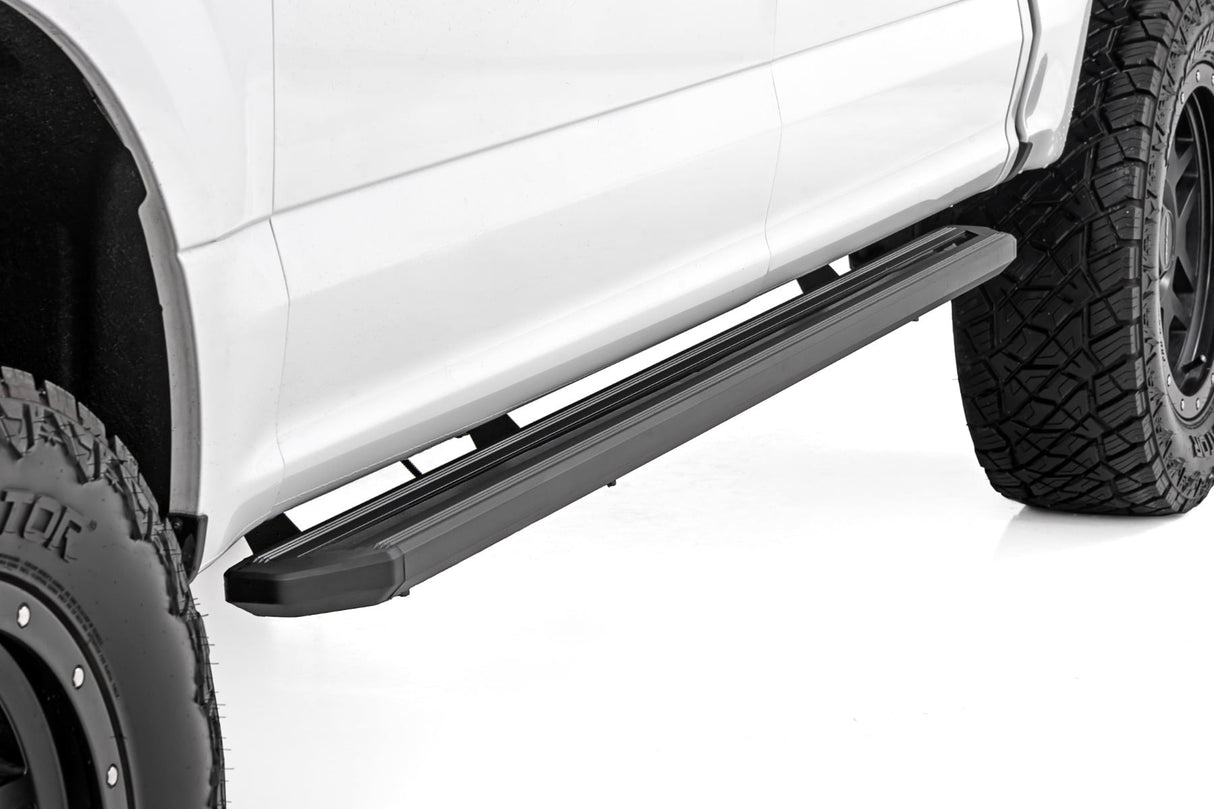 Rough Country Multi-Color LED Running Boards for Ford Crew Cab