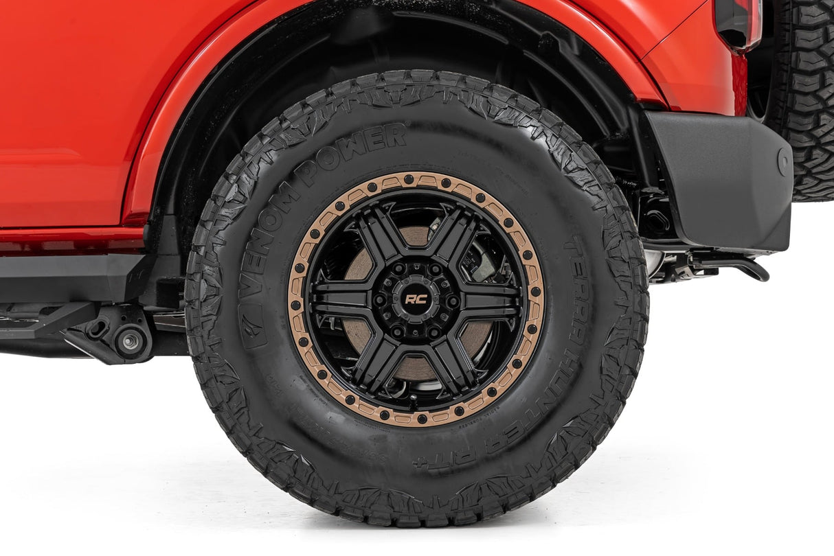 Rough Country 79 Series Off-Road Wheel Semi Gloss Black Bronze