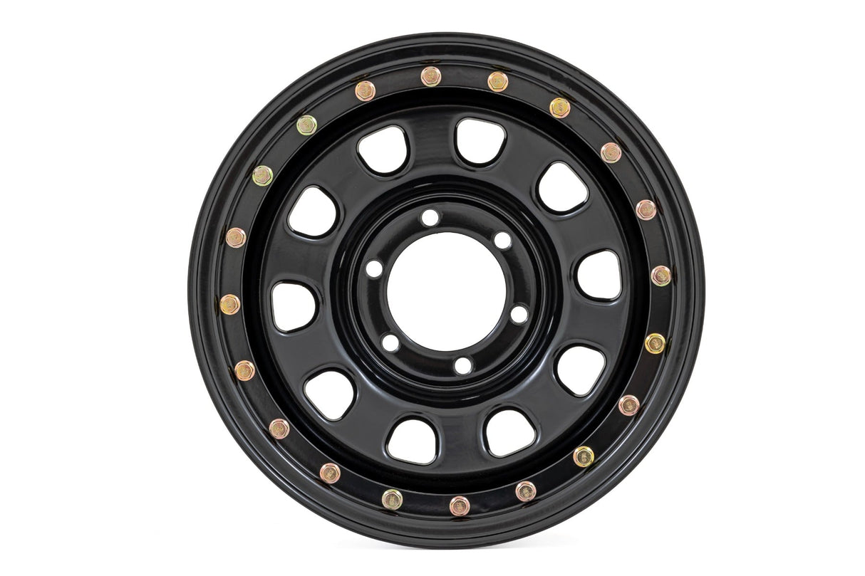 Rough Country Simulated Bead Lock Steel Wheel 6x5.5 Bolt Pattern