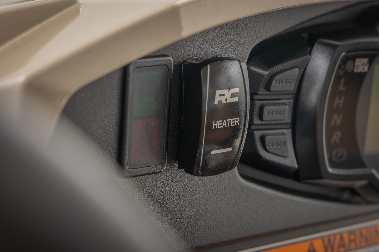 Rough Country 12V 20A Cab Heater Rocker Switch for Polaris General