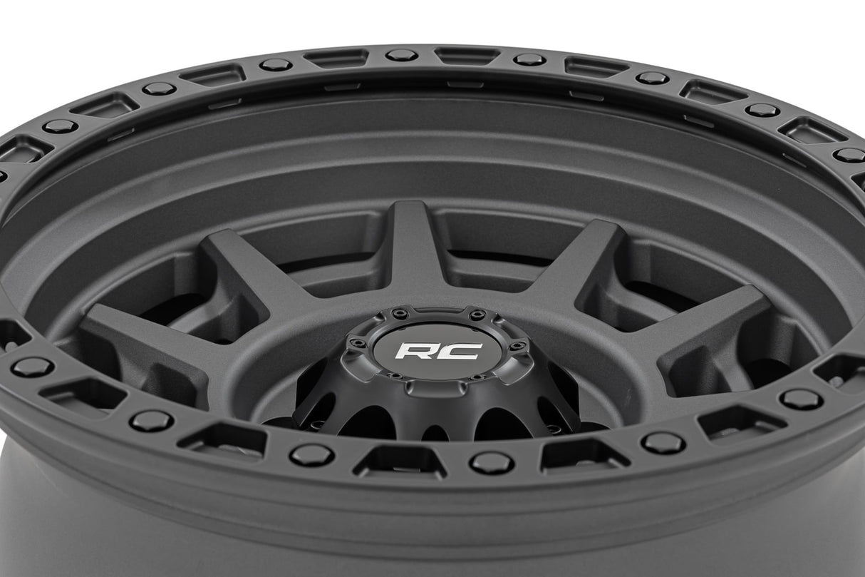 Rough Country 85 Series Simulated Beadlock Wheel 17x9 5x5.0