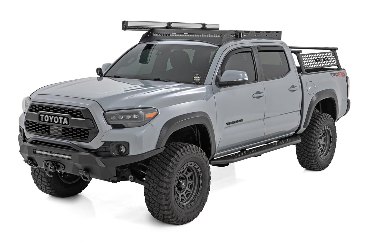 Rough Country OV2 Running Boards for Toyota Tacoma Crew Cab