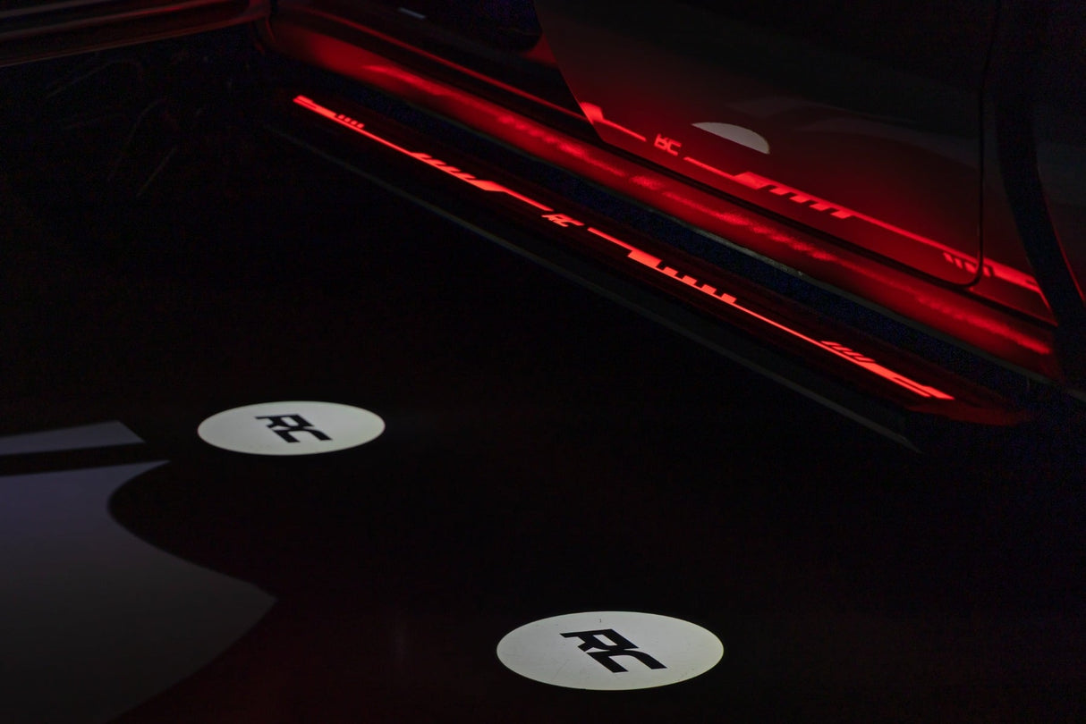 Rough Country Multi-Color LED Running Boards for Ford Crew Cab
