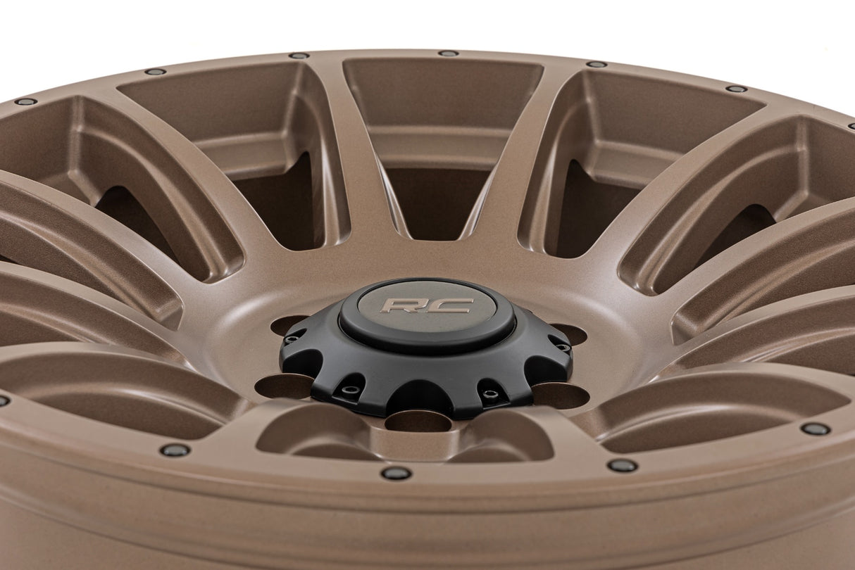 Rough Country 90 Series Wheel 8x6.5 Bolt Pattern Aluminum Bronze