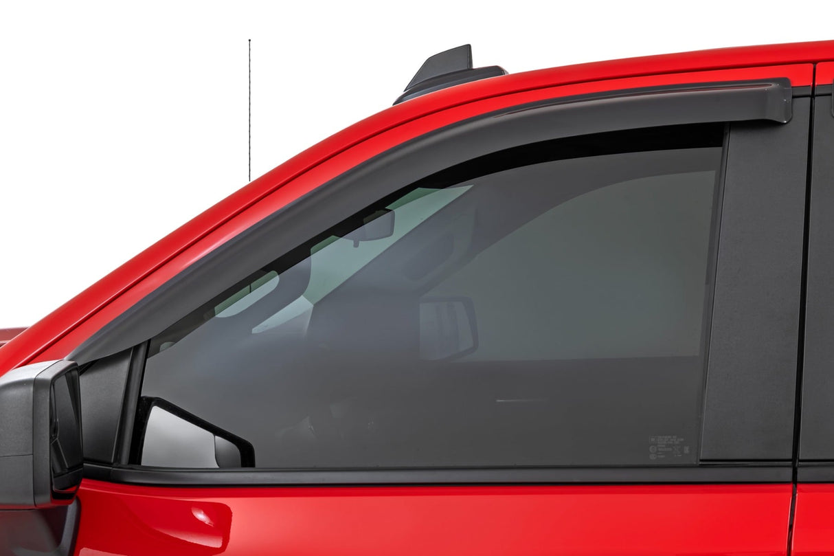 Rough Country Side Window Deflectors for Chevy/GMC 1500/2500HD/3500HD 19-26