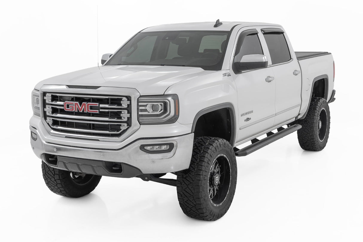 Rough Country Multi-Color LED Running Boards Chevy GMC Crew Cab