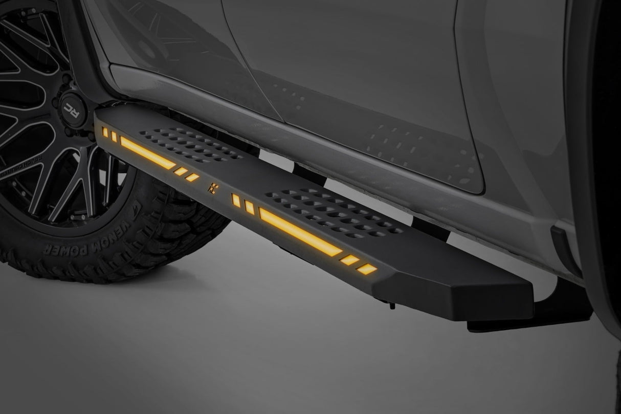 Rough Country AC2 LED Running Boards for Chevy/GMC Crew Cab
