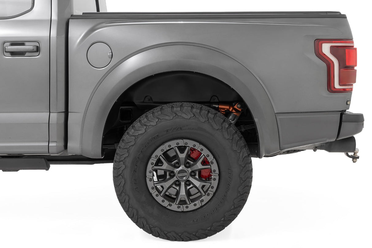 Rough Country Rear Wheel Well Liners Ford F-150 Raptor 2017-2020