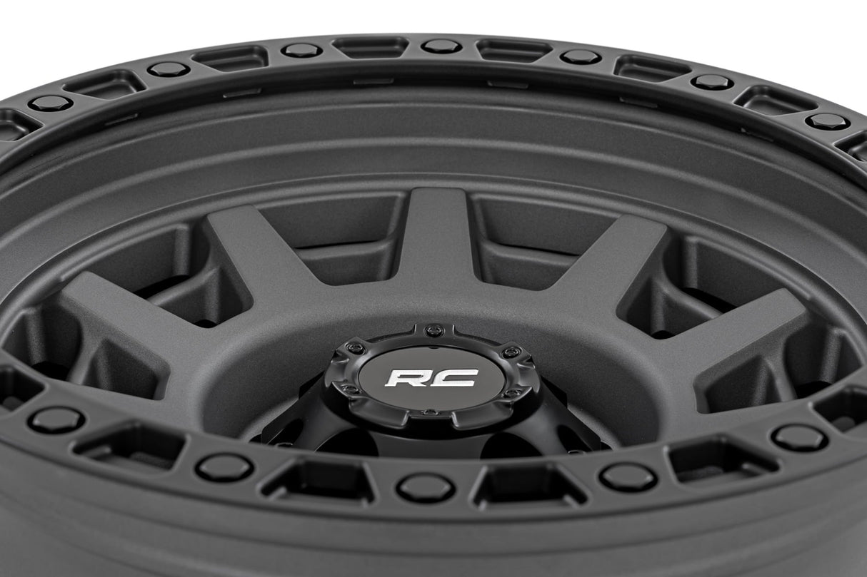 Rough Country 85 Series Wheel Simulated Beadlock 5x5.5 Bolt Pattern